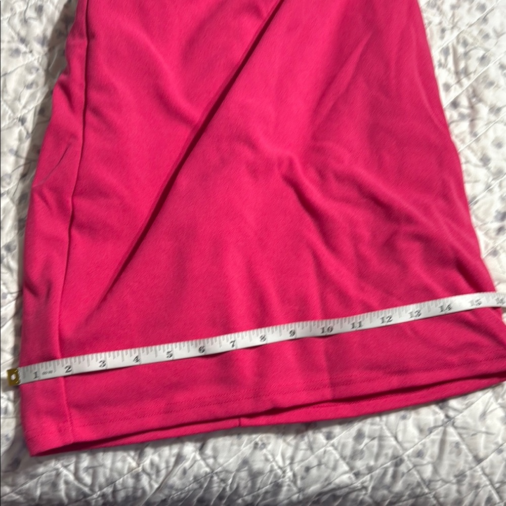Pink One-Shoulder Ruffle Dress - Picture 7 of 10